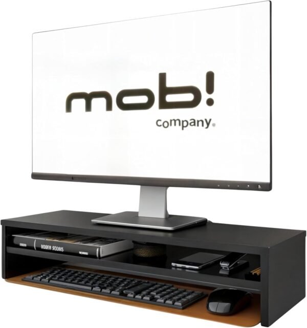Base Para Monitor Mesa 70cm SD700 Stand Desk Para Monitor MDF Gamer Mesa Para Monitor Suporte Para Monitor De Mesa MOB! COMPANY - Imagem 2
