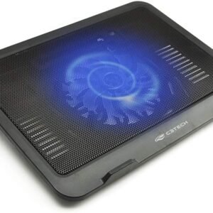 Base Para Notebook C3Tech NBC-11BK 14' Preto - Refrigerada Com Cooler de 140mm com Led Azul Notebooks até 14' com USB adicional