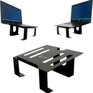 Base Suporte De Mesa Ergonômico Para Notebook Macbook Laptop Tablet Fixo Apoio Reforçado Ejp