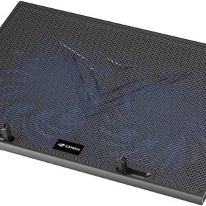 Base para Notebook C3Tech NBC-80BK 17,3" Preto Refrigerada com 2 Cooler Fans Led Azul, 2 niveis de ajuste de altura, USB Adicional, compativel com notebooks até 17,3", controle de velocidade