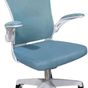 Brin7 - Cadeira de Escritório Brin7 B7 001 Ergonômica Branca Mesh