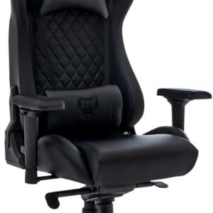 CADEIRA GAMER PRETA HEAVY DUTY CLANM - SUPORTA 180KG