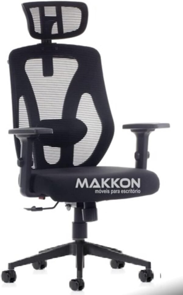 CADEIRA PARA ESCRITÓRIO COM ENCOSTO EM TELA - MK-4010