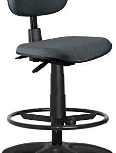 Cadeira Caixa Ergonômica NR17 Jserrano Cinza com Preto - ULTRA Móveis