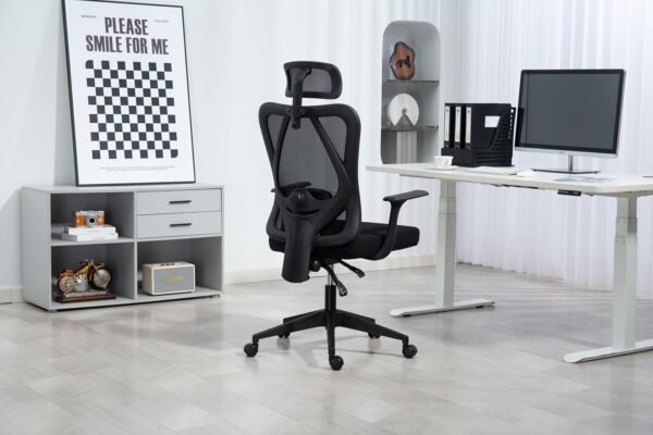 Cadeira De Escritório Ergonômica Posture 8028: Design Moderno, Conforto Superior, Suporte Ideal Para Coluna, Ajuste Personalizável, Materiais Premium - Imagem 2