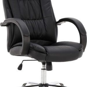 Cadeira Ergonômica Modelo Presidente Ajustável Reclinável Giratória 360º Sup. Máx. 150KG