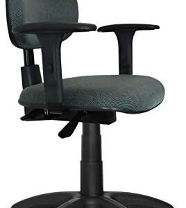 Cadeira Ergonômica NR17 Tecido Cinza Com Preto - ULTRA Móveis