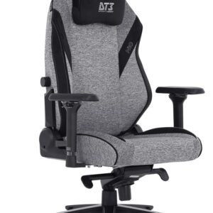Cadeira Escritório Gamer DT3 N10, almofada magnética, apoio lombar integrado contínuo em 2 direções, braços 4D+, suporta até 160kg e altura máx 1,85m (N10 - Tam. Normal | Revestida em Tecido - Grey)