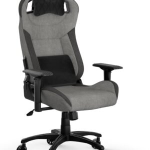 Cadeira Gamer Corsair T3 Rush 2023, Até 120Kg, Apoio de Braços 4D, com Almofadas, Reclinável, Cinza/Carvão - CF-9010056-WW