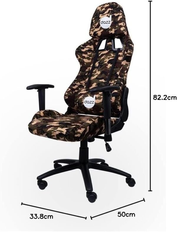 Cadeira Gamer Dazz Special Forces Desert Com Apoio de Braço - Camuflado - Imagem 2
