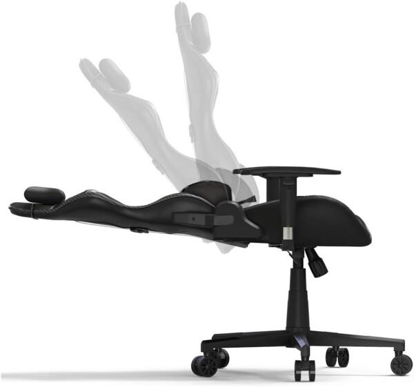 Cadeira Gamer Ergonômico Black Carbon com Apoio Cervical - CH09CA ELG - Imagem 2