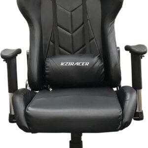 Cadeira Gamer KZI Racer com Massageador (Preto)