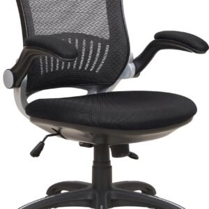 Cadeira Presidente BLM900 BlumeOffice, Encosto em Tela de Nylon, Assento em Tela Spacer, Braços Articuláveis, Mecanismo Sincronizado, Suporta até 110kg (Preta)