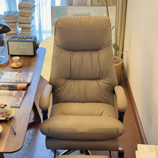 Cadeira de Escritório Cadeira de escritório Premium Comfort, poltrona reclinável para estudo em casa e uso executivo Cadeira Gamer - Imagem 2