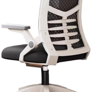 Cadeira de Escritório Cadeira de escritório executiva com apoio de braço ajustável, cadeira giratória ergonômica para escritório em casa, cadeira de mesa com encosto alto Cadeira Gamer(Preto)