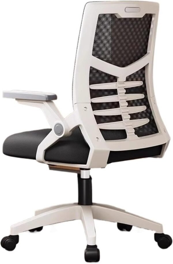 Cadeira de Escritório Cadeira de escritório executiva com apoio de braço ajustável, cadeira giratória ergonômica para escritório em casa, cadeira de mesa com encosto alto Cadeira Gamer(Preto)