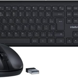 Combo Teclado e Mouse CSI50 Sem Fio Preto Intelbras