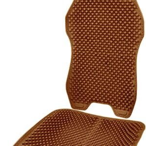 Conjunto de capa de assento de carro refrescante com almofada de pescoço de espuma viscoelástica, almofada de massagem ortopédica com malha ventilada e base de silicone antiderrapante, conforto de