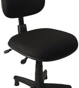 DVL OFFICE, Cadeira Costureira e Bancada Executiva Tecido - NR17 Ajuste Encosto Cores Disponíveis:Azul