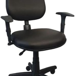 DVL OFFICE, Cadeira Escritório Executiva Work NR17 Corino Sintetico Cores Disponíveis:Cinza