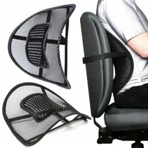 Encosto Lombar Supermedy Suporte Lombar Apoio para as Costas Conforto Lombar Ergonomia Alívio Dor nas Costas Postura Correta Apoio Coluna Cadeira de Escritório Encosto Premium JCanovaStore