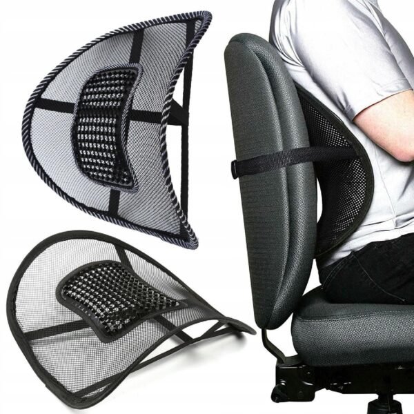 Encosto Lombar Supermedy Suporte Lombar Apoio para as Costas Conforto Lombar Ergonomia Alívio Dor nas Costas Postura Correta Apoio Coluna Cadeira de Escritório Encosto Premium JCanovaStore