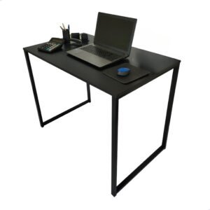 Escrivaninha Industrial Home Office 1m x 60cm(PRETA)