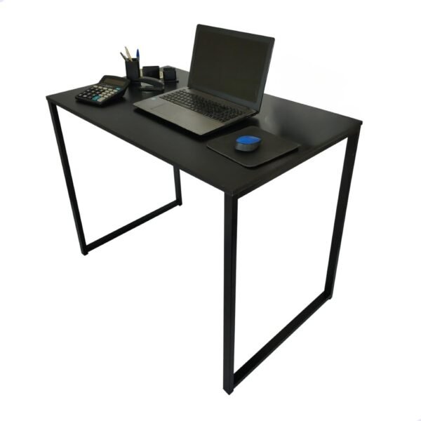 Escrivaninha Industrial Home Office 1m x 60cm(PRETA)