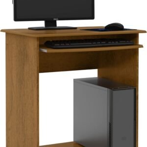 Escrivaninha Mesa Computador Notebook Prática Compacta Home Office (Freijó)