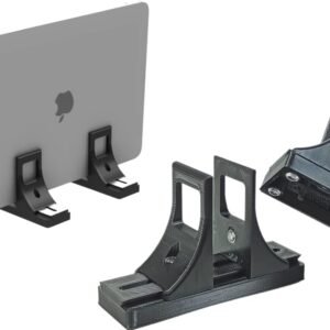 Generic Suporte Vertical Ajustável para Laptops, Notebooks e Tablets - Preto