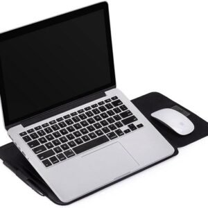 Gshield Capa Ergonômica para Notebook de até 15.6" polegadas com Mousepad Embutido e Elevação de Altura, Smart Dinamic (Preta)