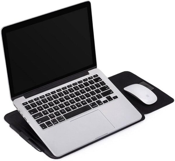 Gshield Capa Ergonômica para Notebook de até 15.6" polegadas com Mousepad Embutido e Elevação de Altura, Smart Dinamic (Preta)