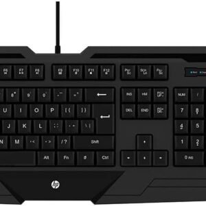 HP Combo Teclado + Mouse GK1000 Preto Layout ABNT2 Mouse com Design Ergonômico e com LED multicores 1QW65AA