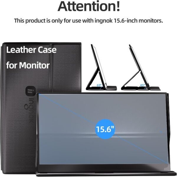 Ingnok Suporte de capa de monitor portátil – Aplicável à capa inteligente YN02D/YN02B com design ultrafino e ultraleve, acessório magnético para proteção aprimorada - Imagem 2