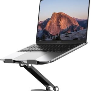 JCZT Suporte para laptop, suporte ajustável para mesa, suporte ergonômico para notebook, acessórios de mesa de escritório para MacBook Air, Pro, Dell, HP, Lenovo More, todos os notebooks de 10 a 16