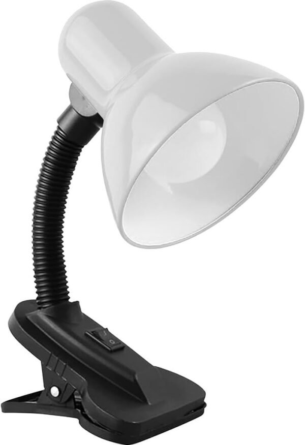 Luminaria De Mesa Com Garra Presilha Leitura Estante Quarto Maquiagem Manicure