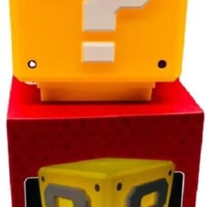 Luminária LED de Mesa Bloco Interrogação Com Som S Mario Game