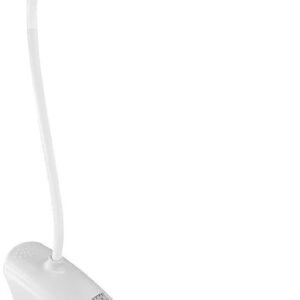 Luminária Led Recarregável Para Mesa Flexível 360 Garra Clip Bateria Interna 3 Niveis de Iluminacao