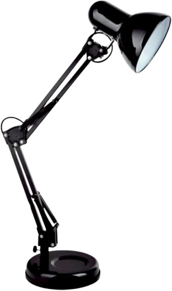 Luminária de Mesa Articulável – Design Moderno, Iluminação Potente de 30W, Soquete E27, Ideal para Escritório e Estudos