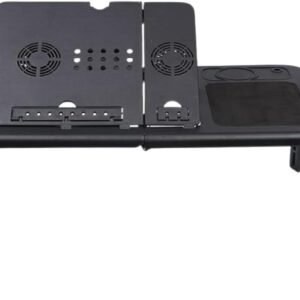 MESA NOTEBOOK APOIO REFRIGERADOR 2 COOLERS VENTILADOR SUPORTE BASE REFRIGERADA CAMA SOFA ERGONOMICA DOBRAVEL ARTICULAVEL