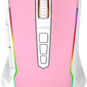 MOUSE RANGER ROSA COM BRANCO