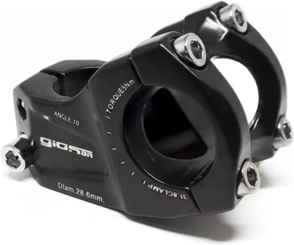 Mesa de Avanço para Guidão de Bicicleta, 40mm, 31,8mm de Diâmetro, Marca Gios, Modelo Gi-1509, Cor Preta - Imagem 2