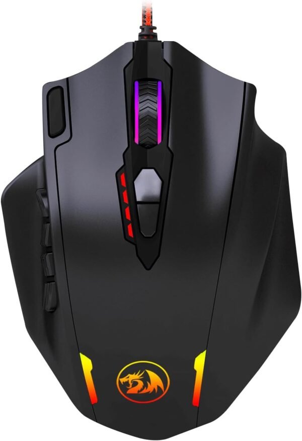 Mouse Gamer Redragon Impact Preto RGB M908