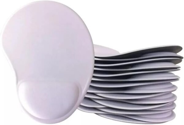 Mouse Pad com Apoio De Pulso - Branco Liso