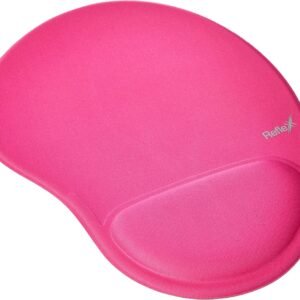 Mouse Pad em Gel, Reflex, Pink, 19X25Cm, em Tecido