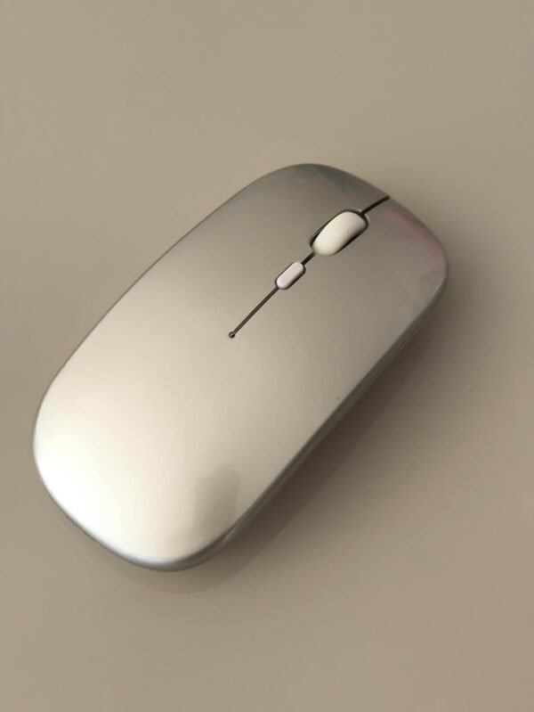 Mouse Sem Fio Recarregável MS-42WB – Wireless 2.4GHz e Bluetooth, Silencioso, Bateria USB, Compatível com PC, Notebook e MacBook – Design Slim e Ergonômico