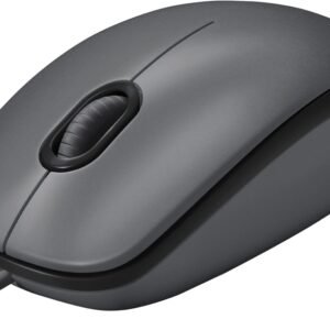 Mouse com fio USB Logitech M100 com Design Ambidestro e Facilidade Plug and Play - Cinza