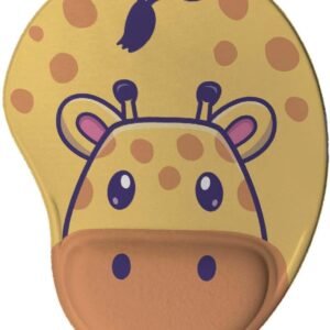 Mouse pad Divertido Ergonômico Girafa Kawaii Escritório Geek