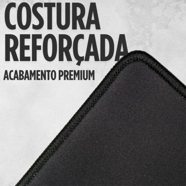 MousePad Extra Grande Preto 90x40 Ultra Performance Qualidade Premium HighSpeed Gamer - Imagem 2