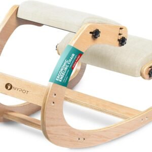 NYPOT Cadeira ergonômica de joelho com assentos ajustáveis – Cadeira de joelho para correção de postura e banquinho de balanço para mesa – alívio de dor nas costas e suporte para casa e escritório – 5